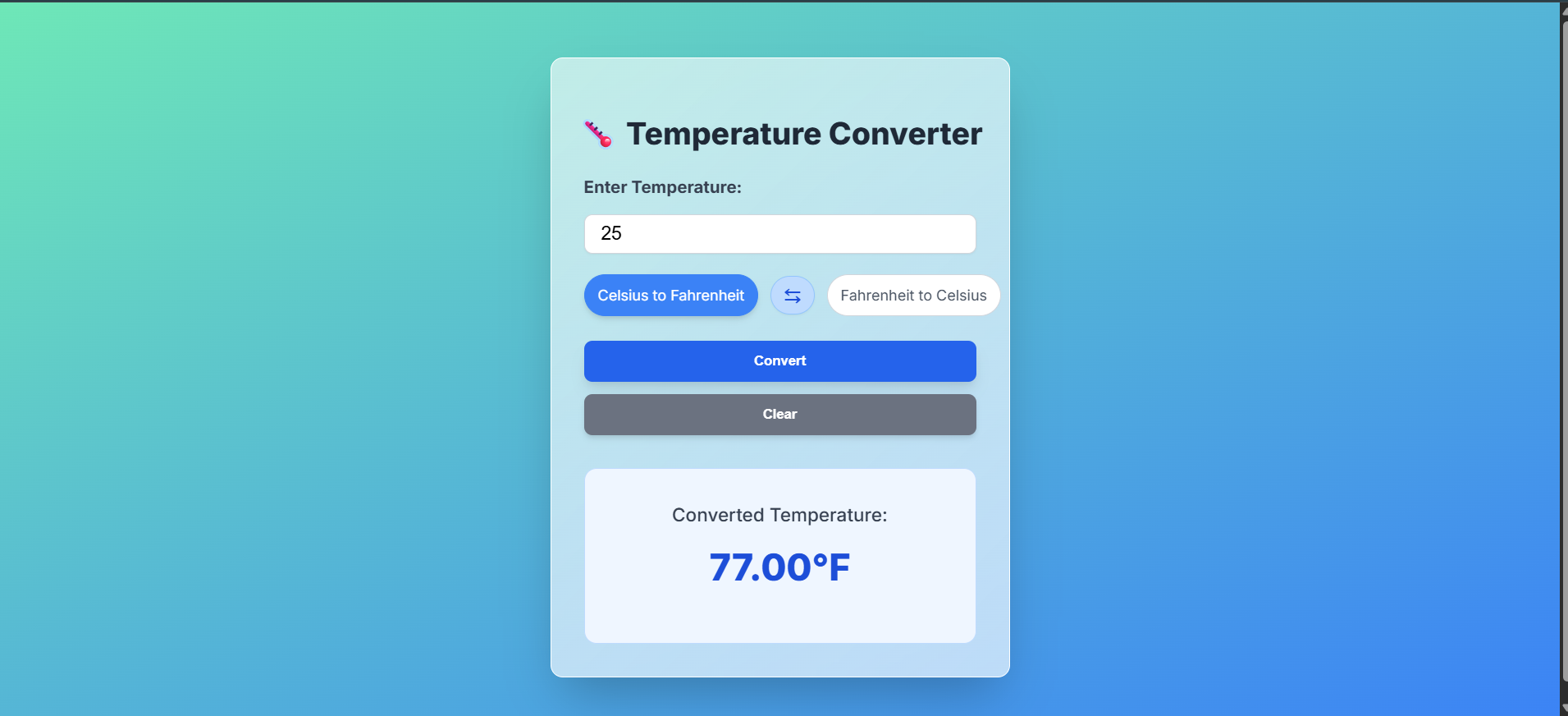 Temperature Converter